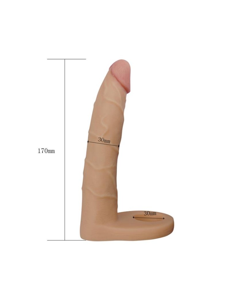 Dildo The Ultra Soft Double 7" Natural