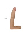 Dildo The Ultra Soft Double 7" Natural LOVETOY