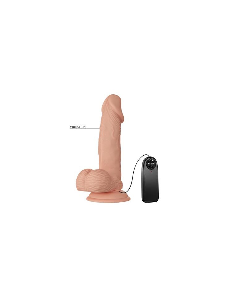 BAILE Vibrador Realista 7,6" Control Remoto