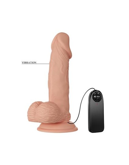 BAILE Vibrador Realista 7,6" Control Remoto