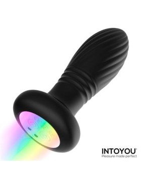 Tainy Plug Anal con Thrusting y Luces Led con Control Remoto