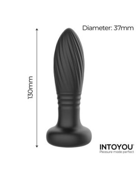 Tainy Plug Anal con Thrusting y Luces Led con Control Remoto