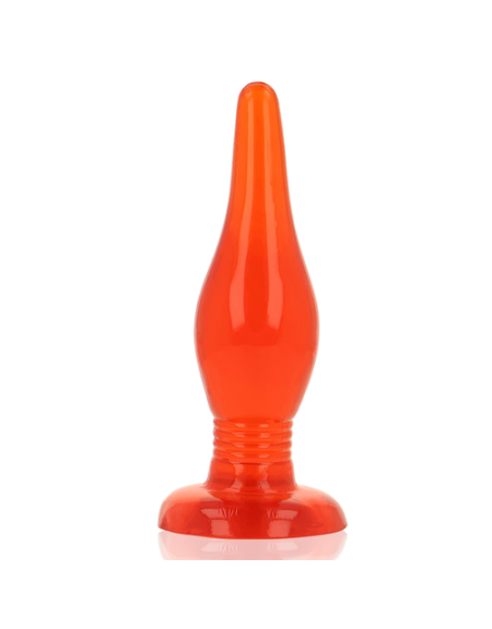 PLUG ANAL TACTO SUAVE ROJO 14.2 CM