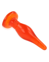 PLUG ANAL TACTO SUAVE ROJO 14.2 CM