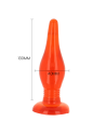 PLUG ANAL TACTO SUAVE ROJO 14.2 CM