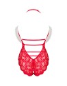 SANTAS LACE LADY BODY CROTCHLESS NAVIDEÑO S/M - LIVCO CORSETTI FASHION