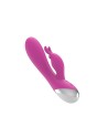 A-GUSTO VIBRADOR DUAL USB SILICONA ROSA