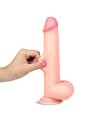 Slidy Dildo Realista Dual Layer Retráctil y Orientable 9" - LIKETRUE