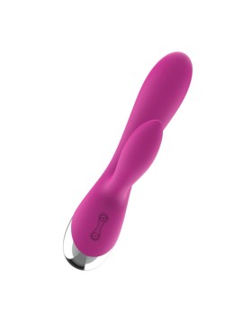 A-GUSTO VIBRADOR 10 FUNCIONES USB ROSA LISO