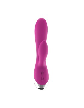 A-GUSTO VIBRADOR 10 FUNCIONES USB ROSA LISO