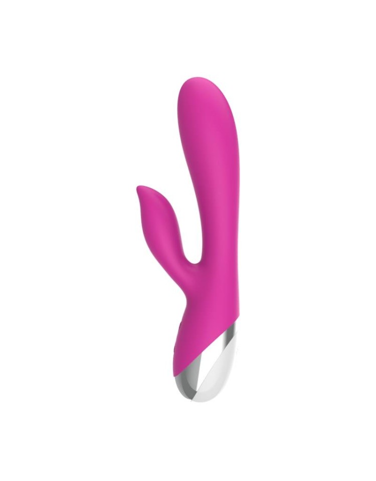 A-GUSTO VIBRADOR 10 FUNCIONES USB ROSA LISO