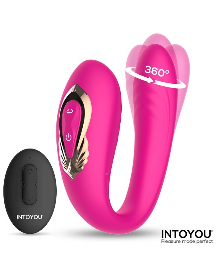PINZA  Vibrador para Parejas con Oscilación 360º y Control Remoto
