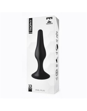 TARDENOCHE TROPHY PLUG ANAL 11 CM SILICONA NEGRO