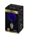 PLUG ESPIRAL METAL POMPON VIOLETA OSCURO TALLA M