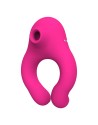 ACTION SINQY ANILLO VIBRADOR CON SUCCIONADOR DE CLÍTORIS CON CONTROL REMOTO