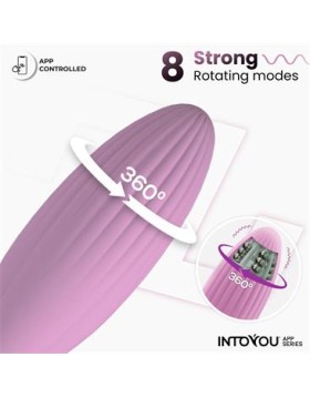 Huevo Vibrador con Bolas Internas con Rotación y APP USB