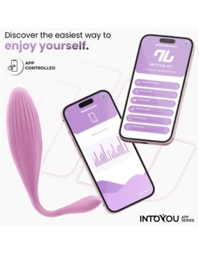 Huevo Vibrador con Bolas Internas con Rotación y APP USB