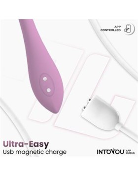 Huevo Vibrador con Bolas Internas con Rotación y APP USB