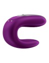 SATISFYER DOUBLE FUN VIBRADOR PARA PAREJAS CON APP Y CONTROL REMOTO VIOLETA