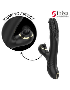 VIBRADOR TWO DRAGONS DOUBLE VIBRATOR BLACK