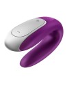 SATISFYER DOUBLE FUN VIBRADOR PARA PAREJAS CON APP Y CONTROL REMOTO VIOLETA