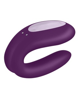 SATISFYER VIBRADOR PARA PAREJAS CON APP DOUBLE JOY VIOLETA