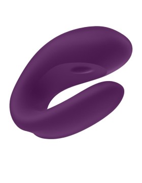 SATISFYER VIBRADOR PARA PAREJAS CON APP DOUBLE JOY VIOLETA