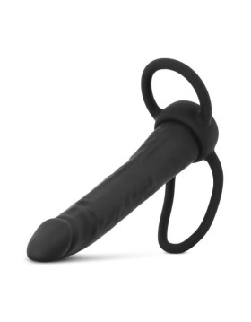 DILDO CON ANILLO DOBLE PENETRACION