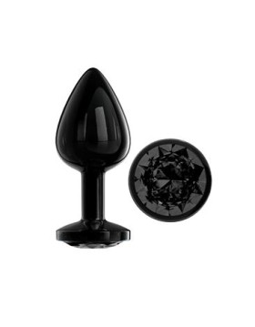 PLUG ANAL METALICO COLOR NEGRO JOYA NEGRA TALLA M