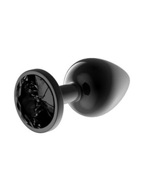 PLUG ANAL METALICO COLOR NEGRO JOYA NEGRA TALLA M