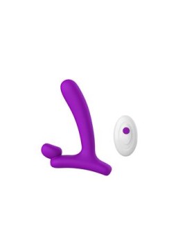 Plug Anal con Vibración y Control Remoto Silicona Líquida USB