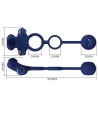 REMINGTON DOBLE ANILLO VIBRADOR CON PLUG AZUL