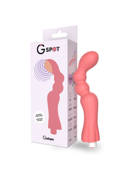 GOHAN VIBRADOR PUNTO G LIGHT RED