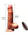 DILDO THRUSTING Y EFECTO CALOR CON MANDO 22,5 CM