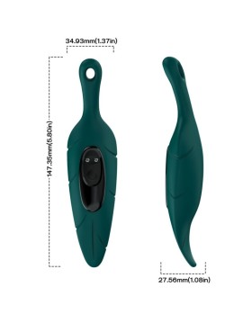 ESTIMULADOR CLITORIAL/VAGINAL HOJA