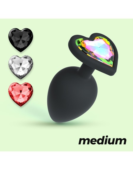 PLUG ANAL PIEDRAS INTERCAMBIABLES M