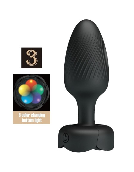 PLUG ANAL CON LUZ LED 9,8 CM