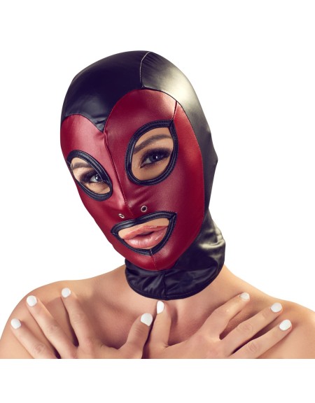 MÁSCARA ADAPTABLE ROJA/NEGRO